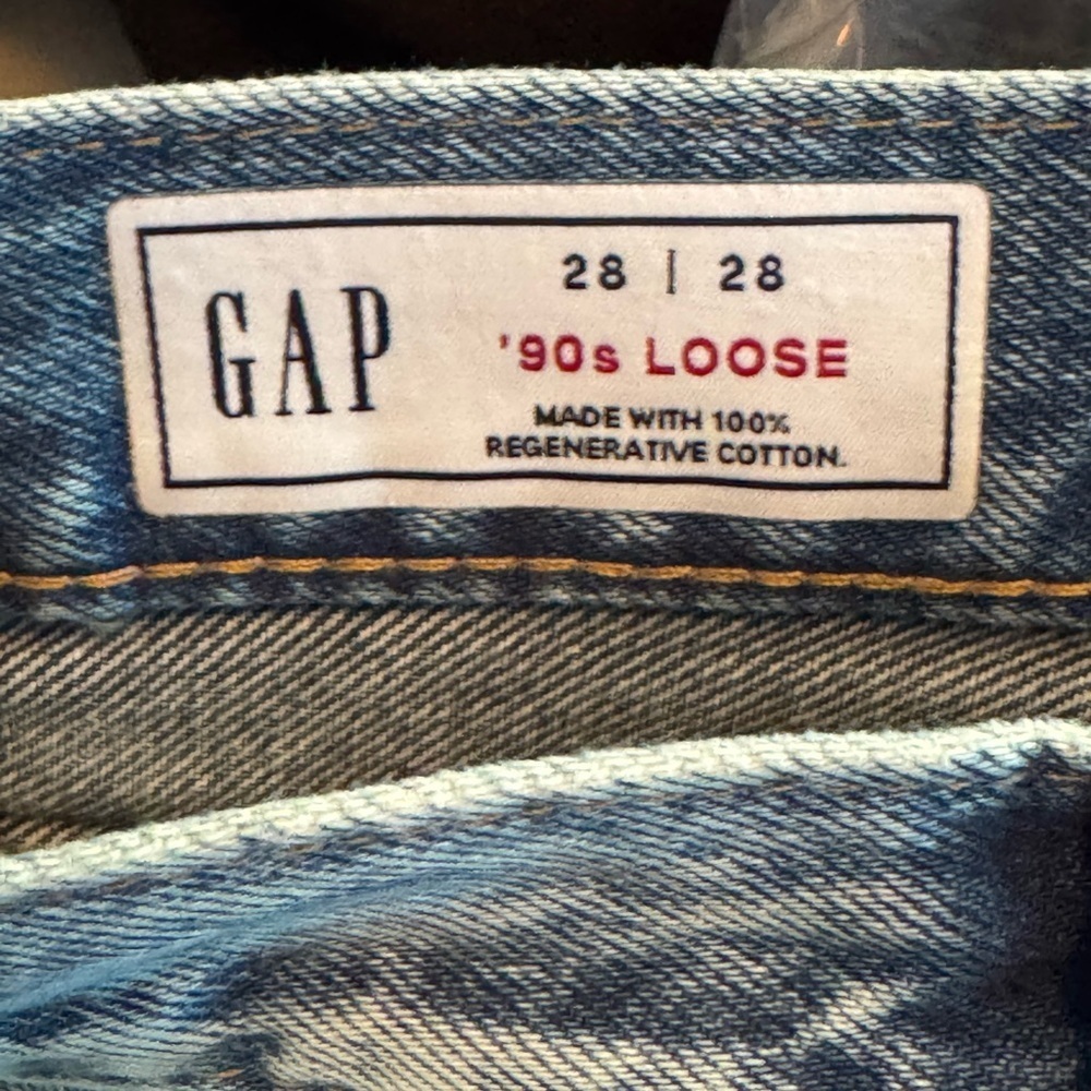 Gap Organic Cotton '90s Loose Jeans Unisex - Picture 16 of 16